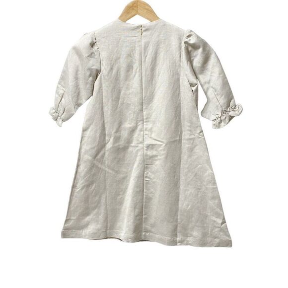 Kidichic Lace Ruffle Dress Beige - Picture 5 of 5